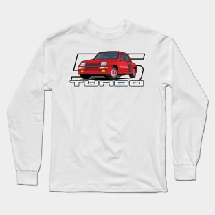 Car 5 Turbo 1980 red Long Sleeve T-Shirt